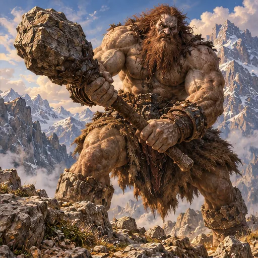 Gigante delle montagne, illustrazione della carta C02